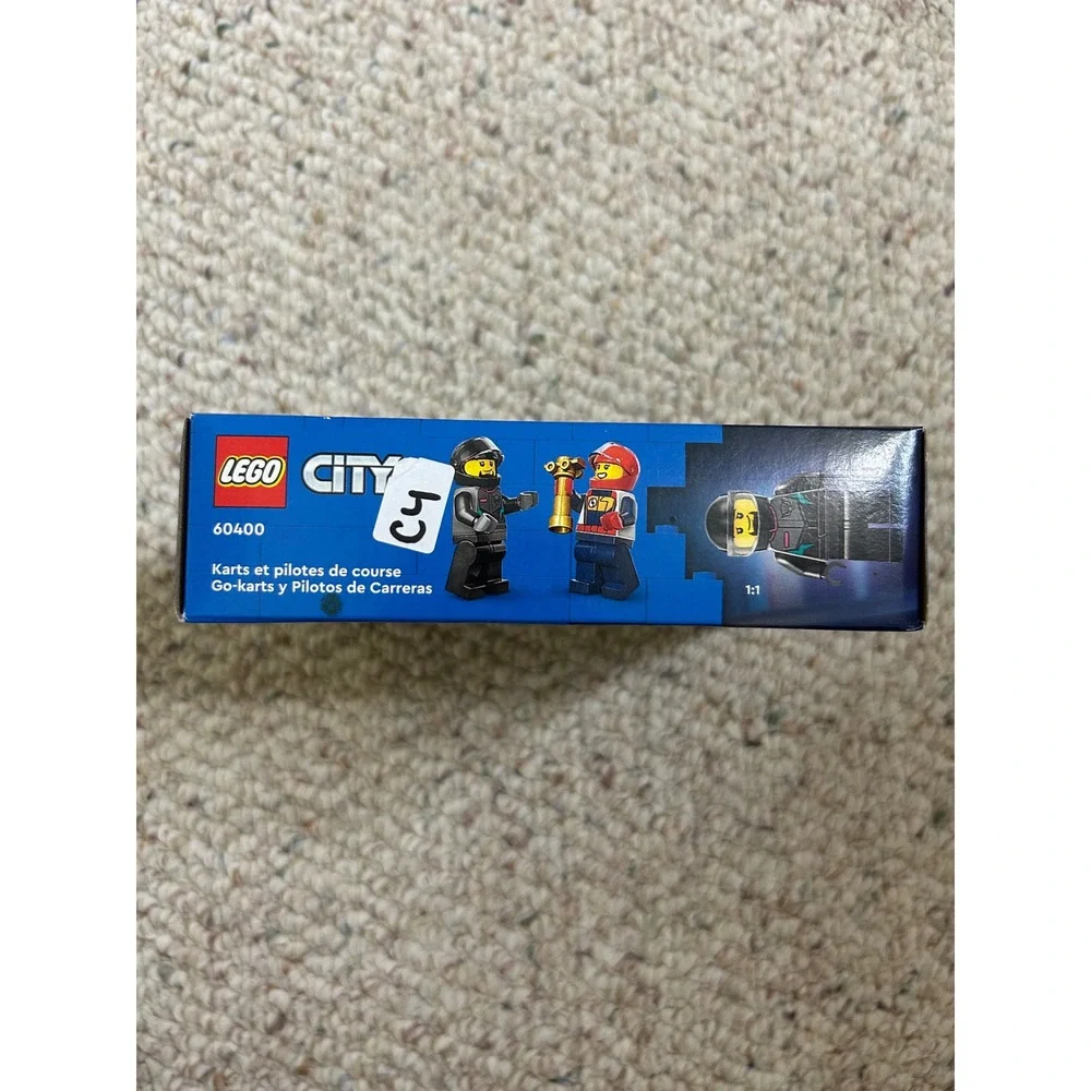 LEGO City Go-Karts and Race Drivers 60400 Building Toy Set 99 Pieces New Box